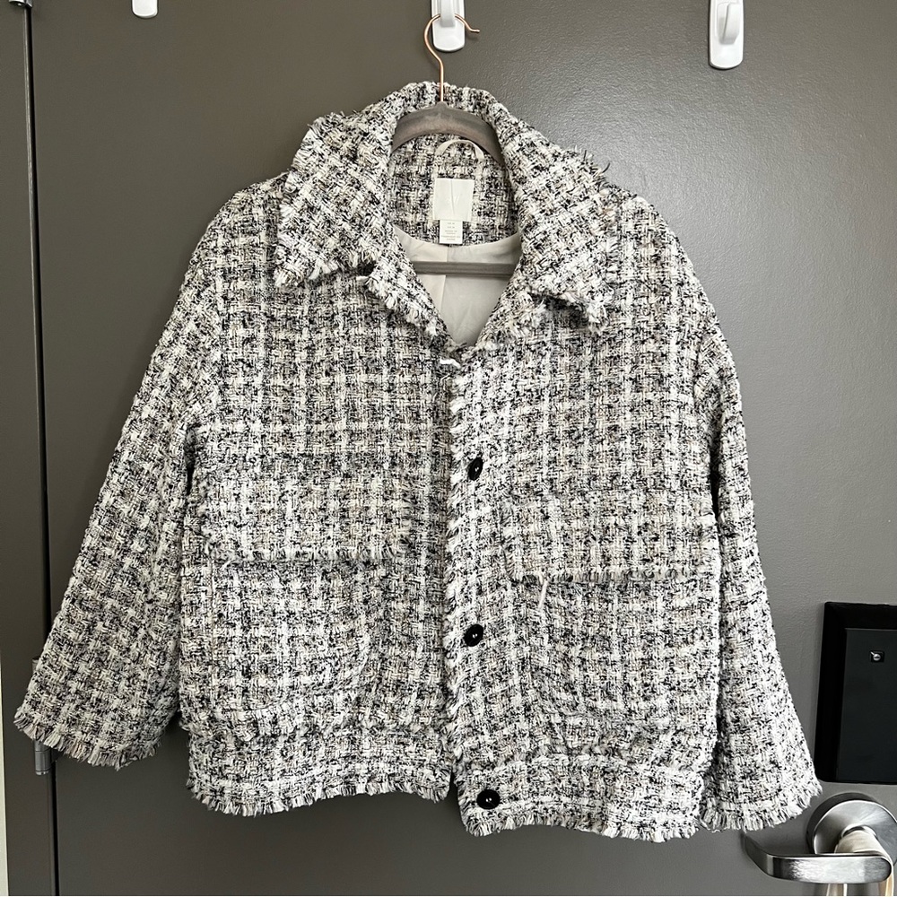 New H&M tweed jacket